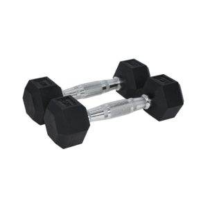 Urban Fitness PRO Hex Dumbbell - Rubber Coated (Pair) 10KG