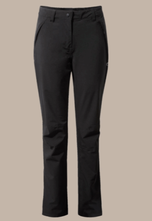 Craghoppers Airedale II Waterproof Walking Pant / Trousers | Black  Short Leg Length (Women's)