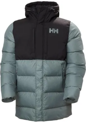 Helly Hansen Active Puffy Long Jacket Grey/Cactus (Men's)