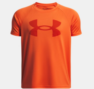 Under Armour UA Tech™ Big Logo Tee Shirt  Orange (Boys)