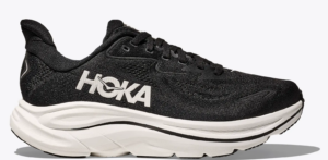 Hoka Clifton 10 Running Shoe | Black/White (Men's)